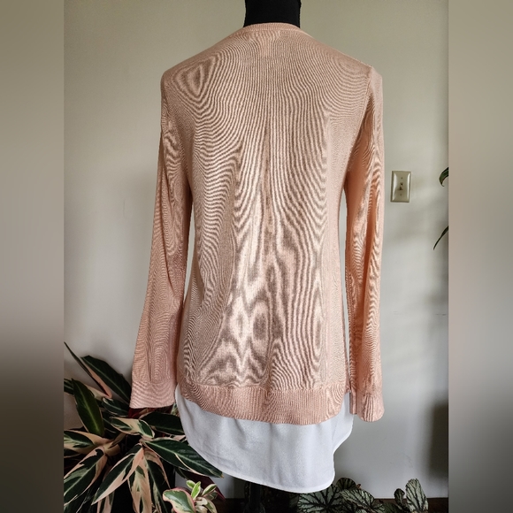 Calvin Klein sweater,  peach, small - Picture 4 of 6